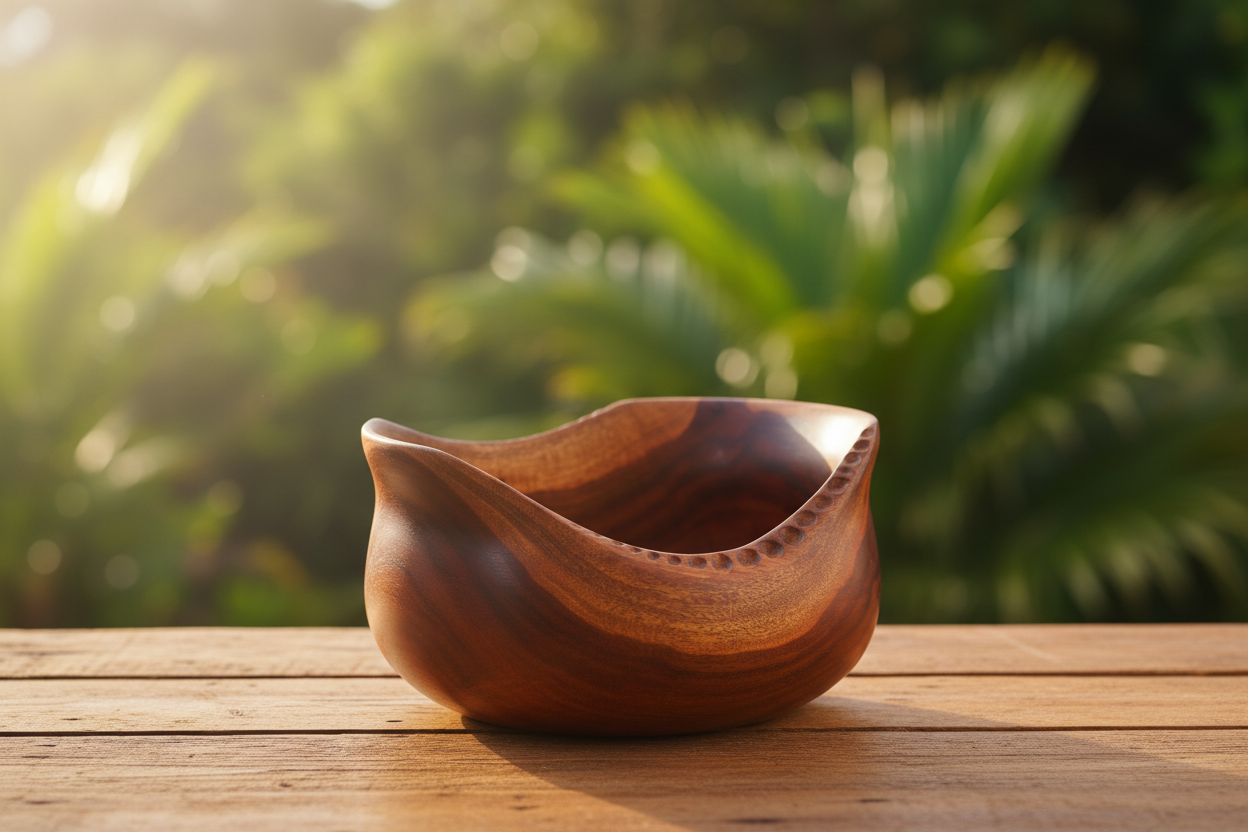 Hawaiian Milo Wood Bowl Hero Banner